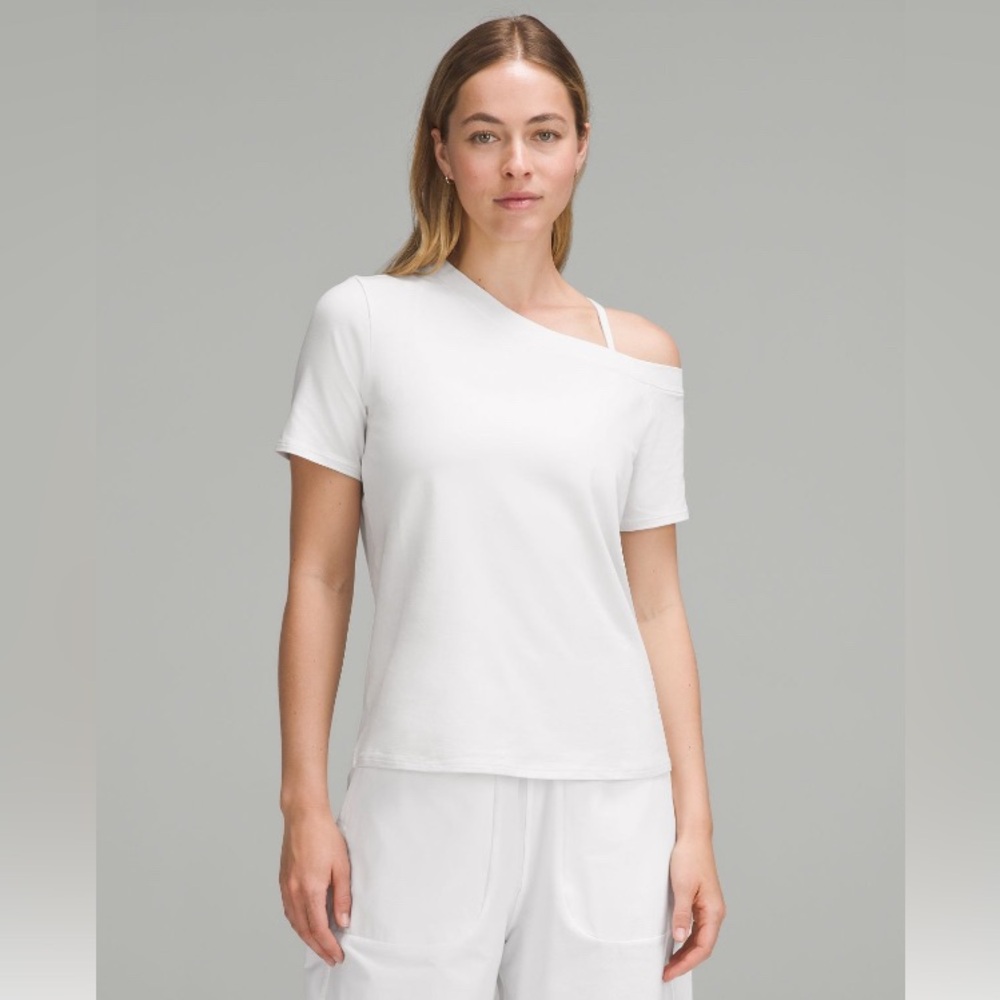 Lululemon Off-The-Shoulder Cotton T-Shirt